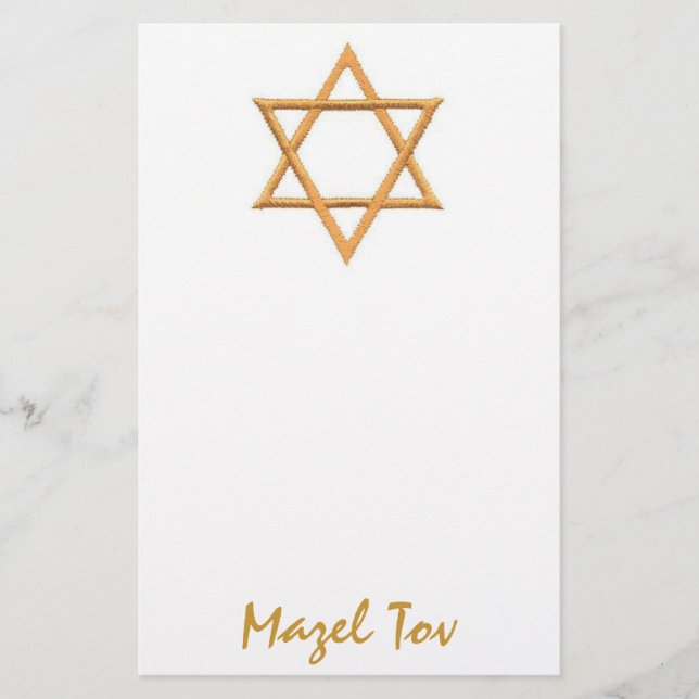 Papelaria Mazel Tov/Boa Sorte (Frente)