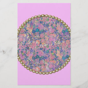 Papelaria Medalha rosa
