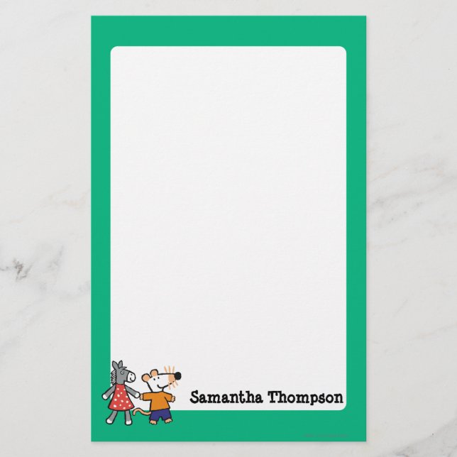 Papelaria Melhores amigos Maisy e mãos Dotty da posse (Frente)