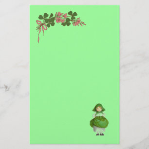 PAPELARIA MENINA IRLANDESA /SHAMROCKS DO DAY-LITTLE DE