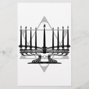 Papelaria Menorah e estrela mim