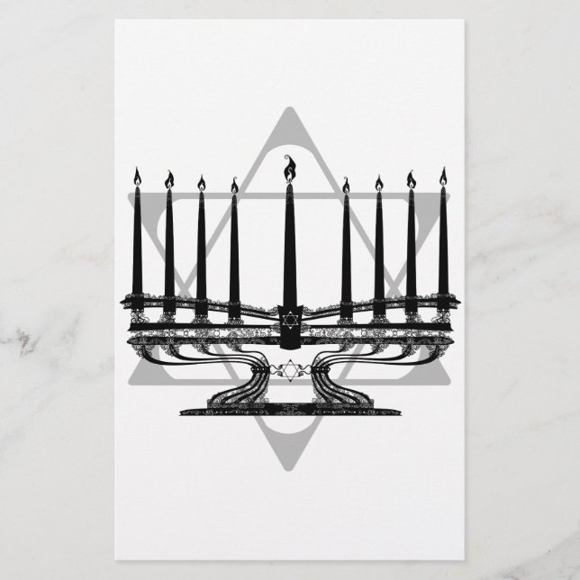 Papelaria Menorah e estrela mim (Frente)