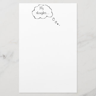 Papelaria Meus pensamentos Stationery