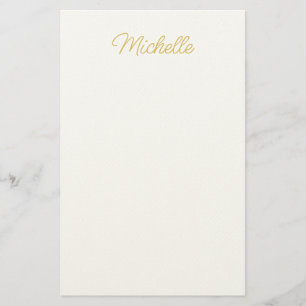 Papelaria Minimalista Clássico Profissional Nome Próprio Sim