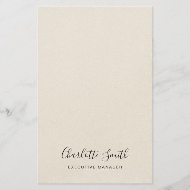 Papelaria Minimalista Elegante Clássico Profissional (Frente)