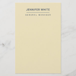 Papelaria Minimalista Elegante Moderno Simples