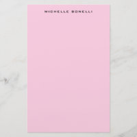 Minimalista Moderna Profissional Feminina Rosa Cla