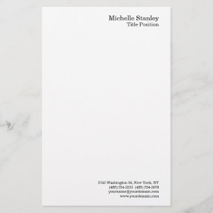Papelaria Minimalista Moderno Simples