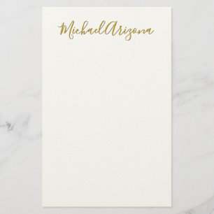 Papelaria Minimalista Moderno Simples Nome à Mão