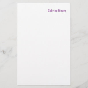 Papelaria Minimalista Moderno Simples Profissional