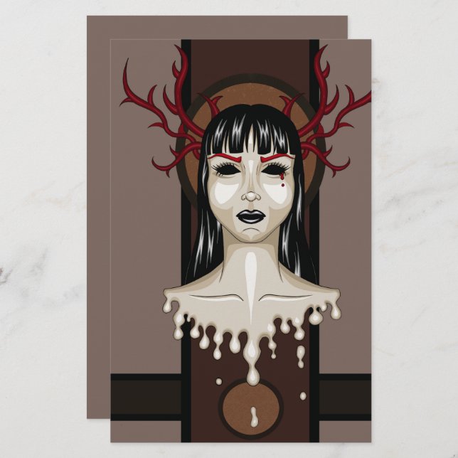 Papelaria Miss D. (Frente/Verso)