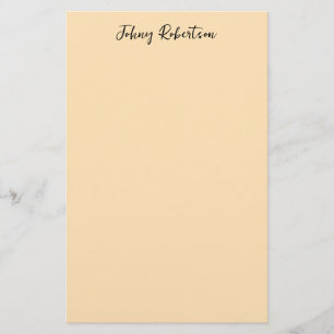 Papelaria Mocasiin Peachy Yellow Plain Elegant Professional