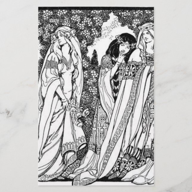 Papelaria Moda da Idade Média (Frente)