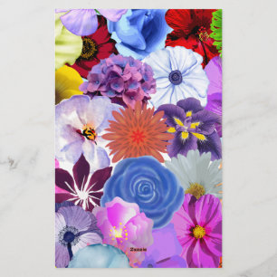 Papelaria Modelo de Convite de Chuveiro de Noiva de Flor Sil