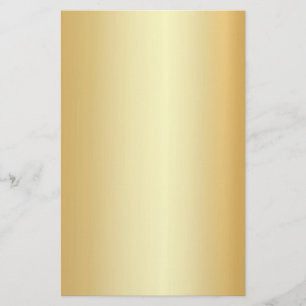 Papelaria Modelo de Vazio Elegante Dourado Faux personalizad