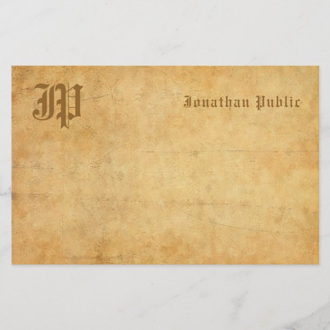 Papelaria Modelo elegante do texto escrito à mão do (Frente)