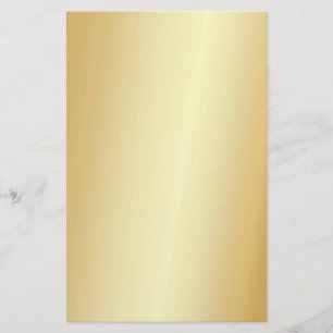 Papelaria Modelo Moderno do Vazio Elegante Dourado Faux