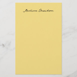 Papelaria Moderno Minimalista Simples Cor de Jasmim Criar No