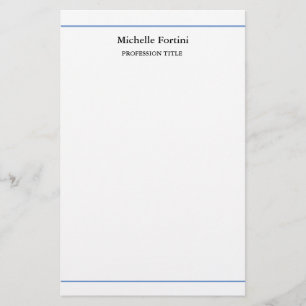 Papelaria Moderno Minimalista Simples Elegante