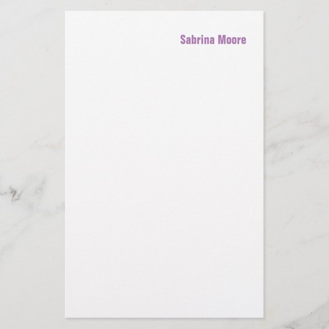 Papelaria Moderno Minimalista Simples Profissional (Frente)