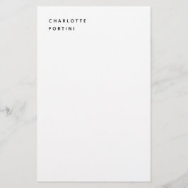 Papelaria Moderno Simples Moderno Minimalista