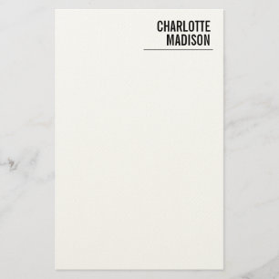 Papelaria Moderno Simples Moderno Minimalista Simples