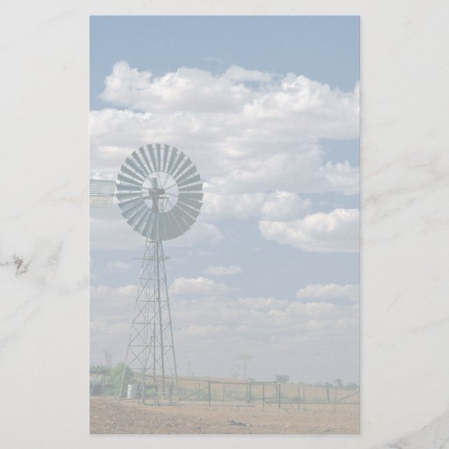 Papelaria Moinho de vento do interior, Sul da Austrália (Frente)