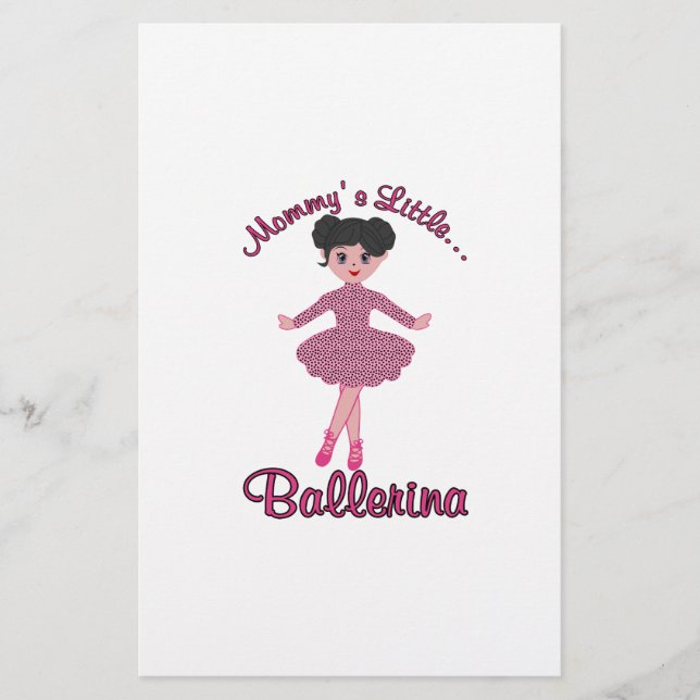 Papelaria Mommys Little Ballerina (Frente)