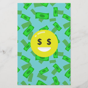 Papelaria money eyed emoji