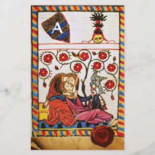 PAPELARIA MONOGRAMA DE SEAL DE CERVEJA DO PARCHE DE AMOR ETE