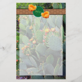 Papelaria Monograma Personalizado Laranja Pera-Pera-Pera-Per