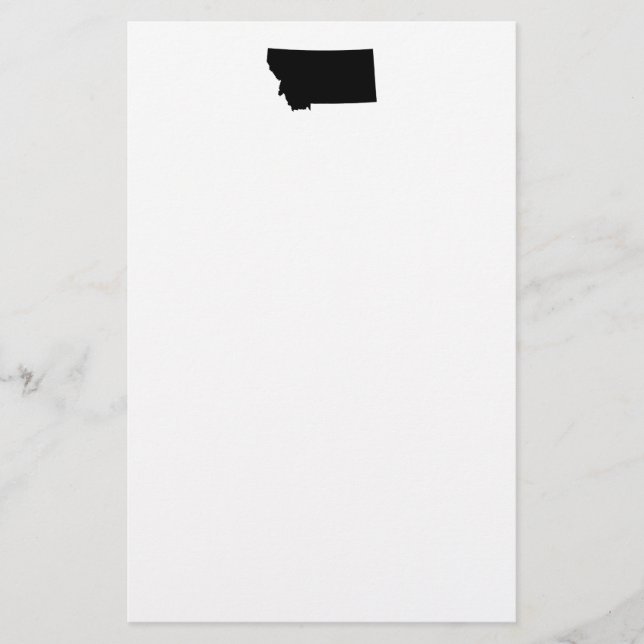 Papelaria Montana em preto e branco (Frente)