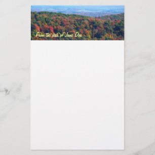 Papelaria Montanhas Appalachian em queda