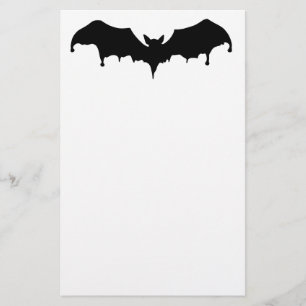Papelaria Morcego de vampiro gótico derretido