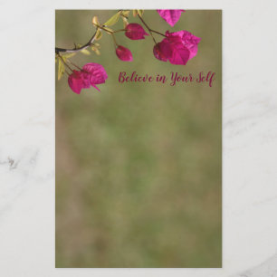 Papelaria Motivação Bougainvillea rosa
