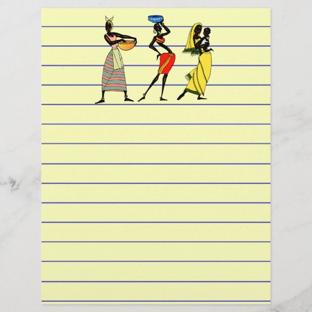 Papelaria Mulheres de África (Frente)