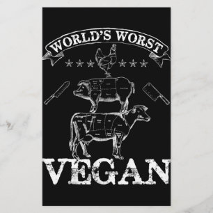 Papelaria Mundos: Pior Vegan Meat CHURRASCO Chicken Pig Cow