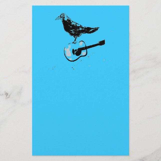 Papelaria música de violão (Frente)