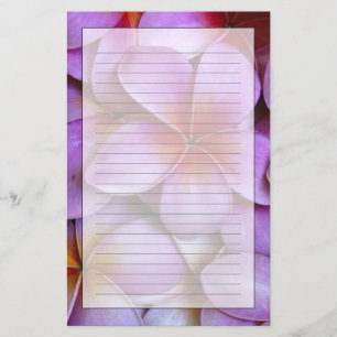 Papelaria N.A., EUA, Maui, Havaí. Flores de Plumeria rosa.