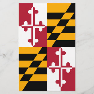 Papelaria Na moda Maryland State Flag Design