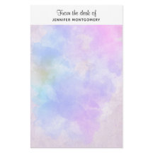 Na moda púrpura, cor azul-aquarela