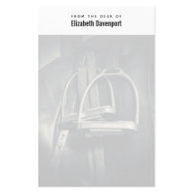 Na moda Silver Stirrups em Inglês Riding Saddle