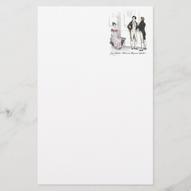 Papelaria Não Bastante Bonito, Orgulho e Preconceito de Jane (Frente)