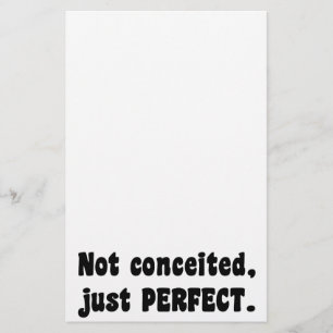 Papelaria Não Concebido, Apenas Perfeito