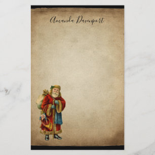 Papelaria Natais vintages Velho Pai Natal