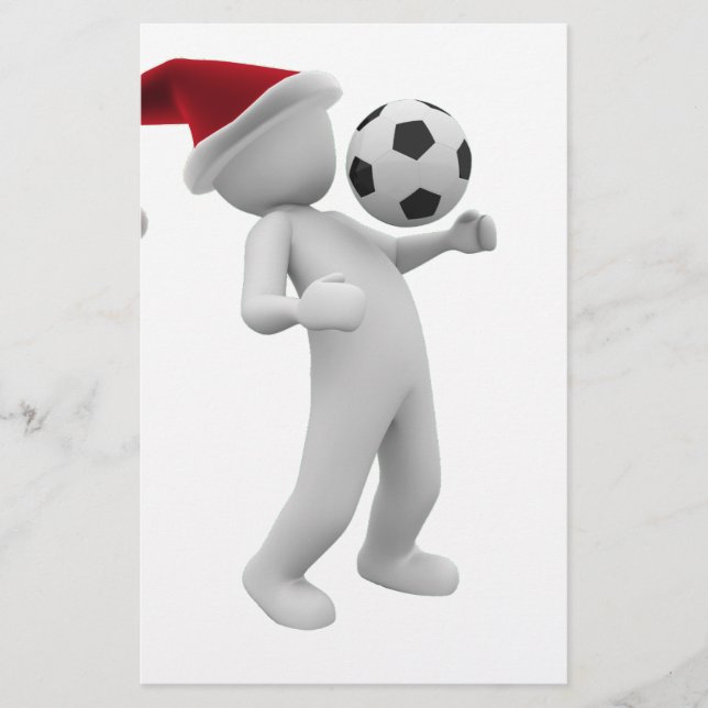 Papelaria natal de futebol (Frente)