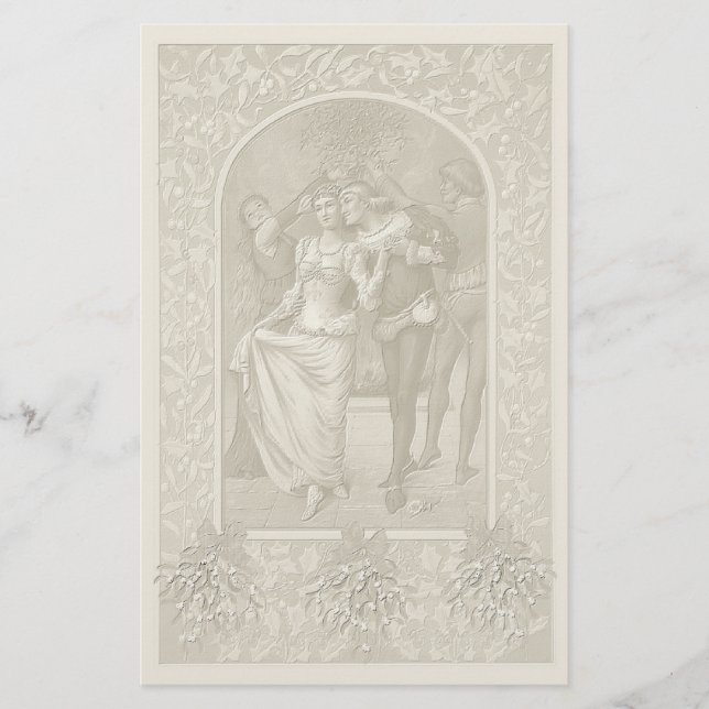 Papelaria Natal medieval (Frente)