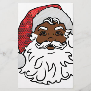 Papelaria negro santa claus