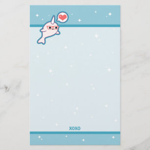 Papelaria Nerd bonito Narwhal