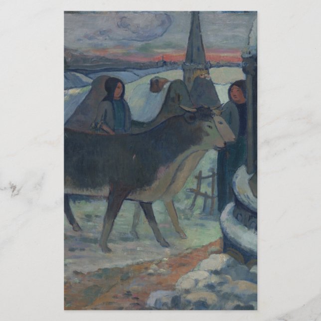 Papelaria Noite de Natal (A Bênção do Oxen) (Frente)